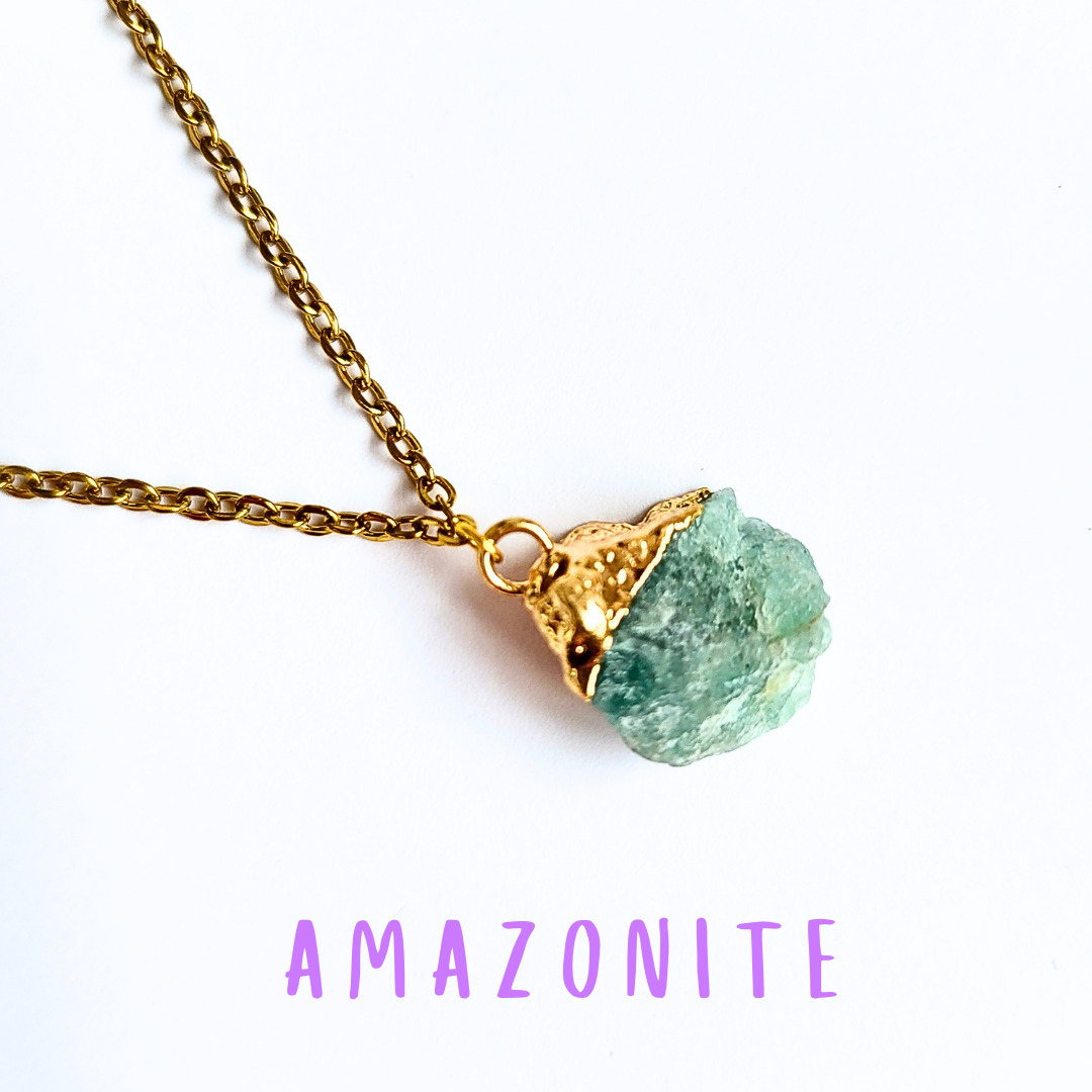 PENDENTIF CRISTAUX BRUT