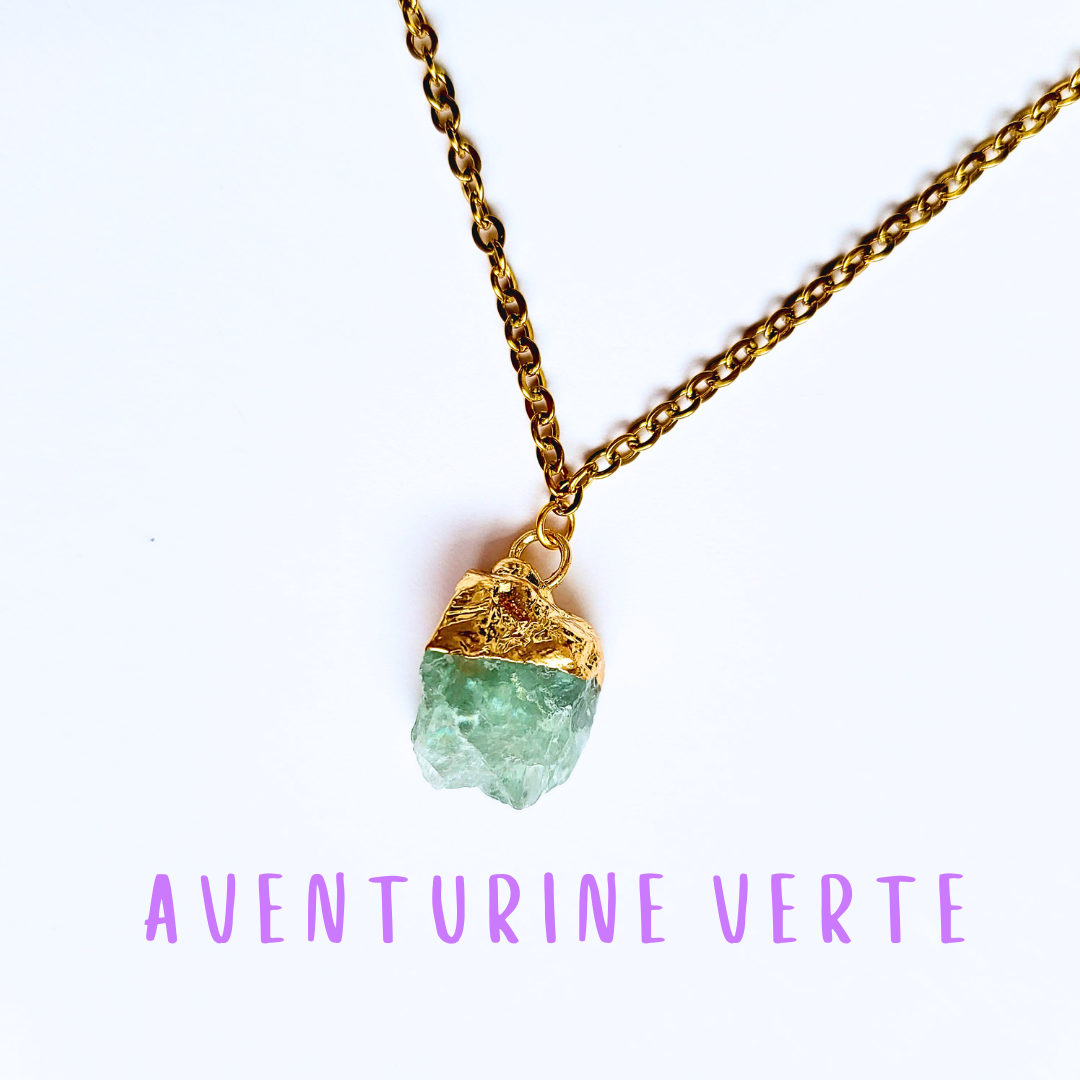 PENDENTIF CRISTAUX BRUT