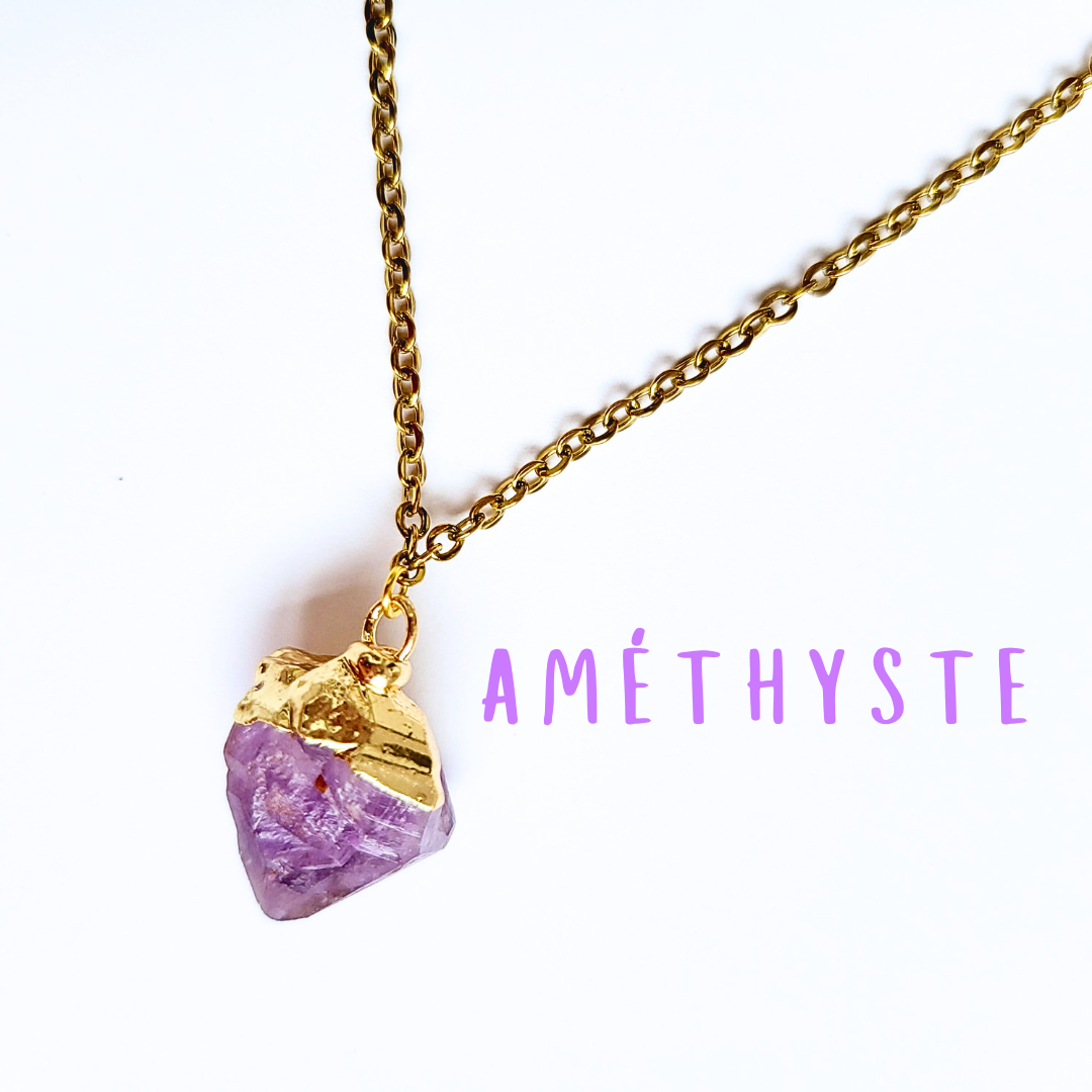 PENDENTIF CRISTAUX BRUT