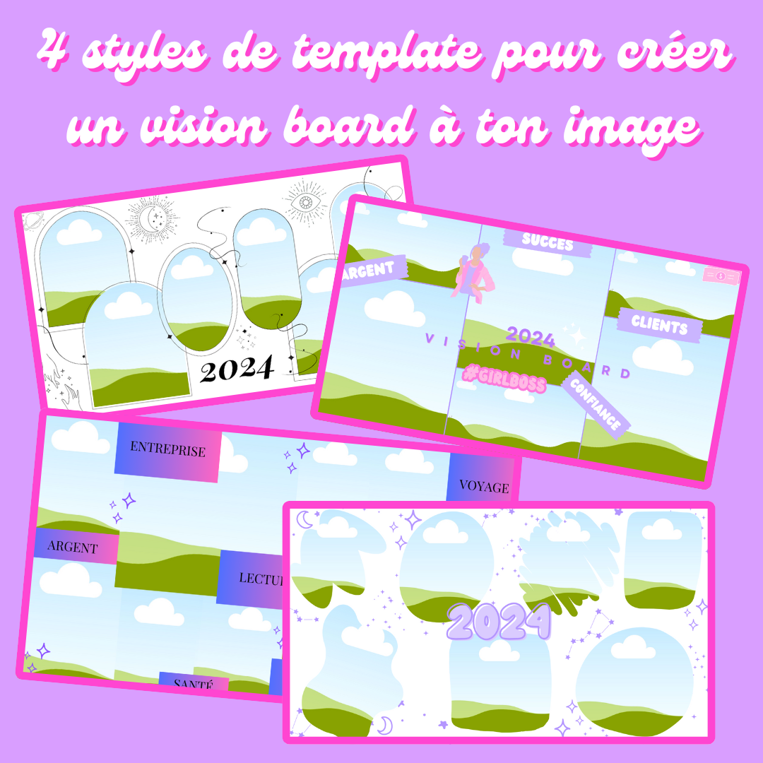 TEMPLATE VISION BOARD