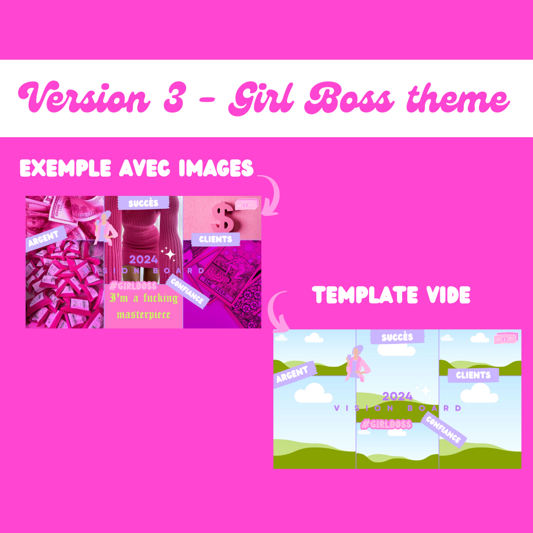 TEMPLATE VISION BOARD