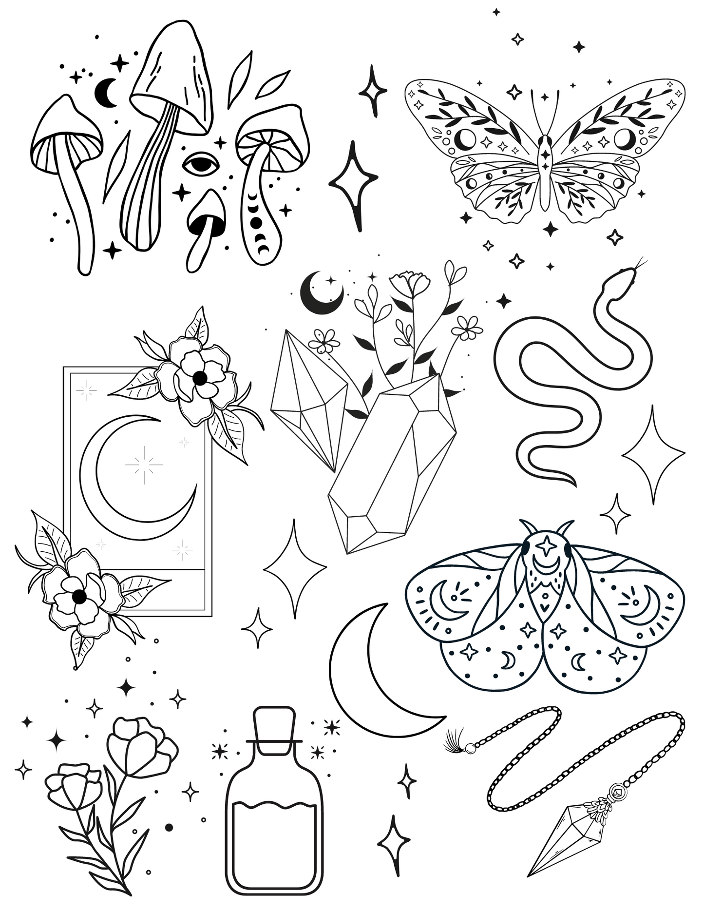 COLORIAGE CÉLESTE