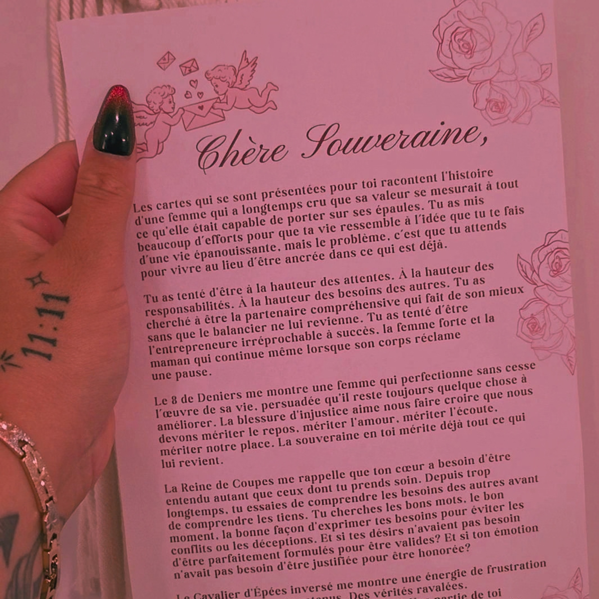 LA LETTRE DE LA SOUVERAINE
